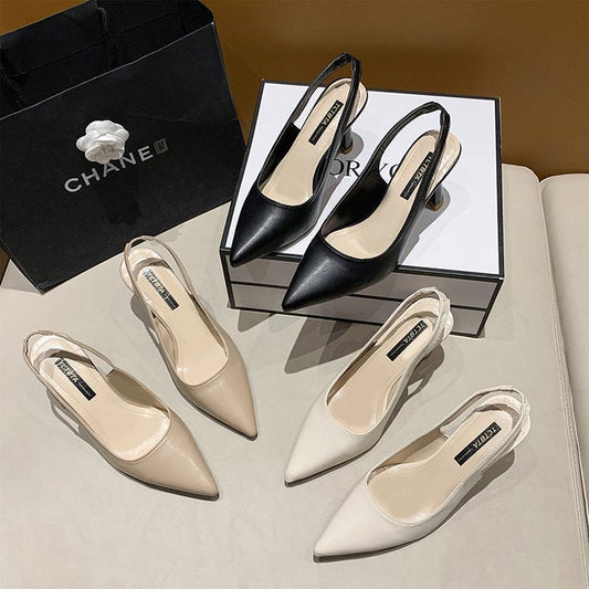 Sapatos slingback para mulheres elegantes e casuais